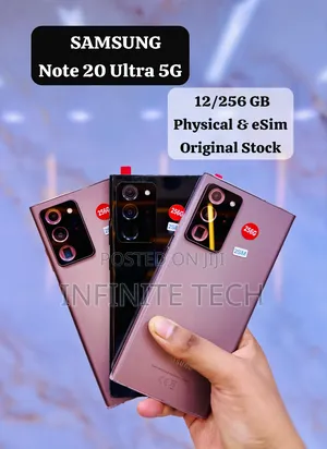 New Samsung Galaxy Note 20 Ultra 5G 256 GB Black