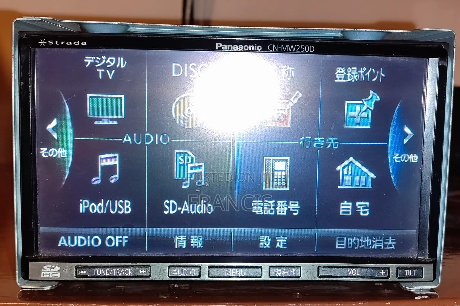 Car Radio Panasonic Strada Cn-Mw250d