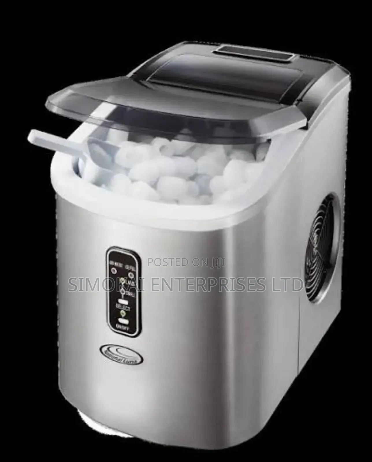 Snomaster 12kg/24hr Counter-top Bullet Type Ice-maker –Stainless Steel