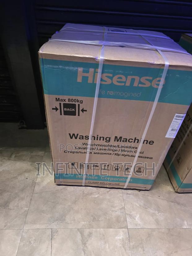 Hisense 7 Kgs  Front Load Automatic Washing Machine – Grey - main view