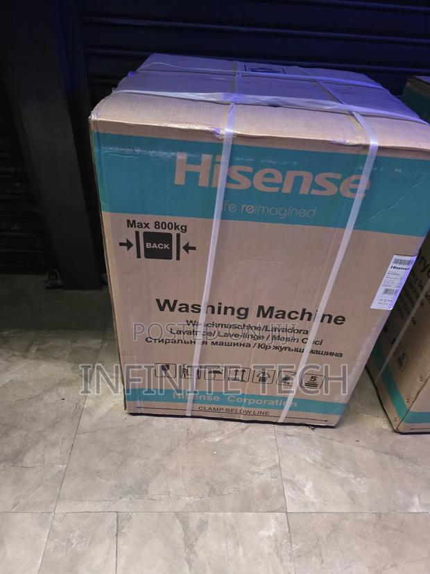 Hisense 7 Kgs  Front Load Automatic Washing Machine – Grey - thumbnail 3