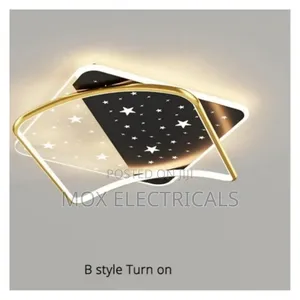 Flush Mount Bedroom Kitchen Island Table Remote Control Ceiling Lamp