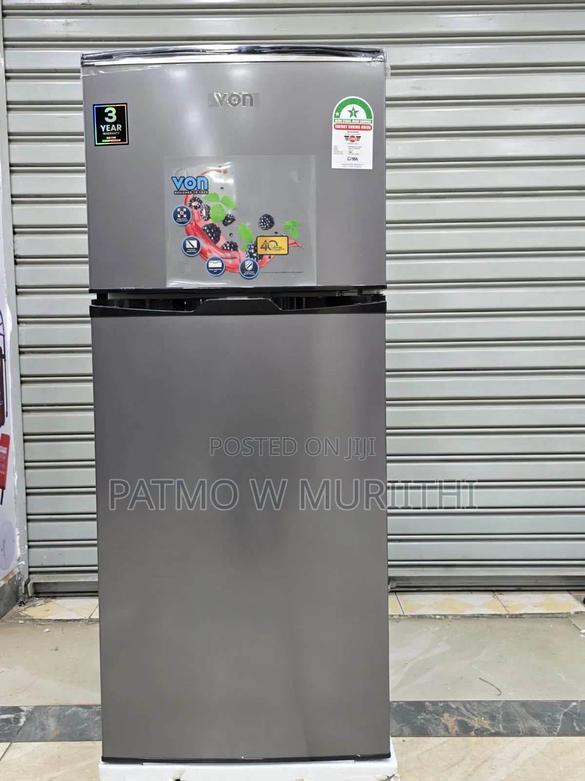 Fridge, Von 175l Fridge Double Door Direct Cool
