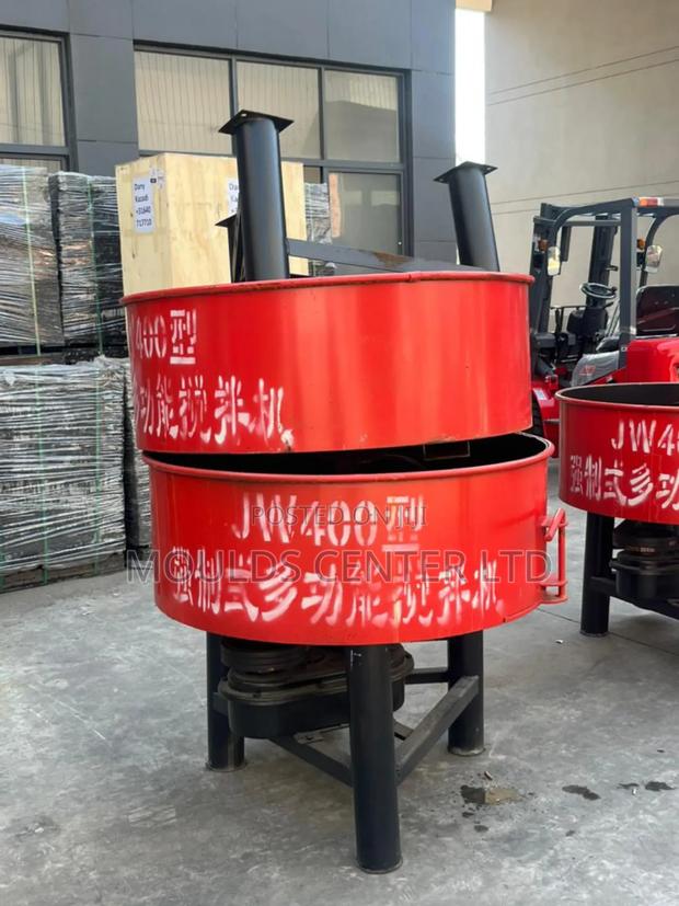 Jw400 Pan Mixer Machine - thumbnail 4