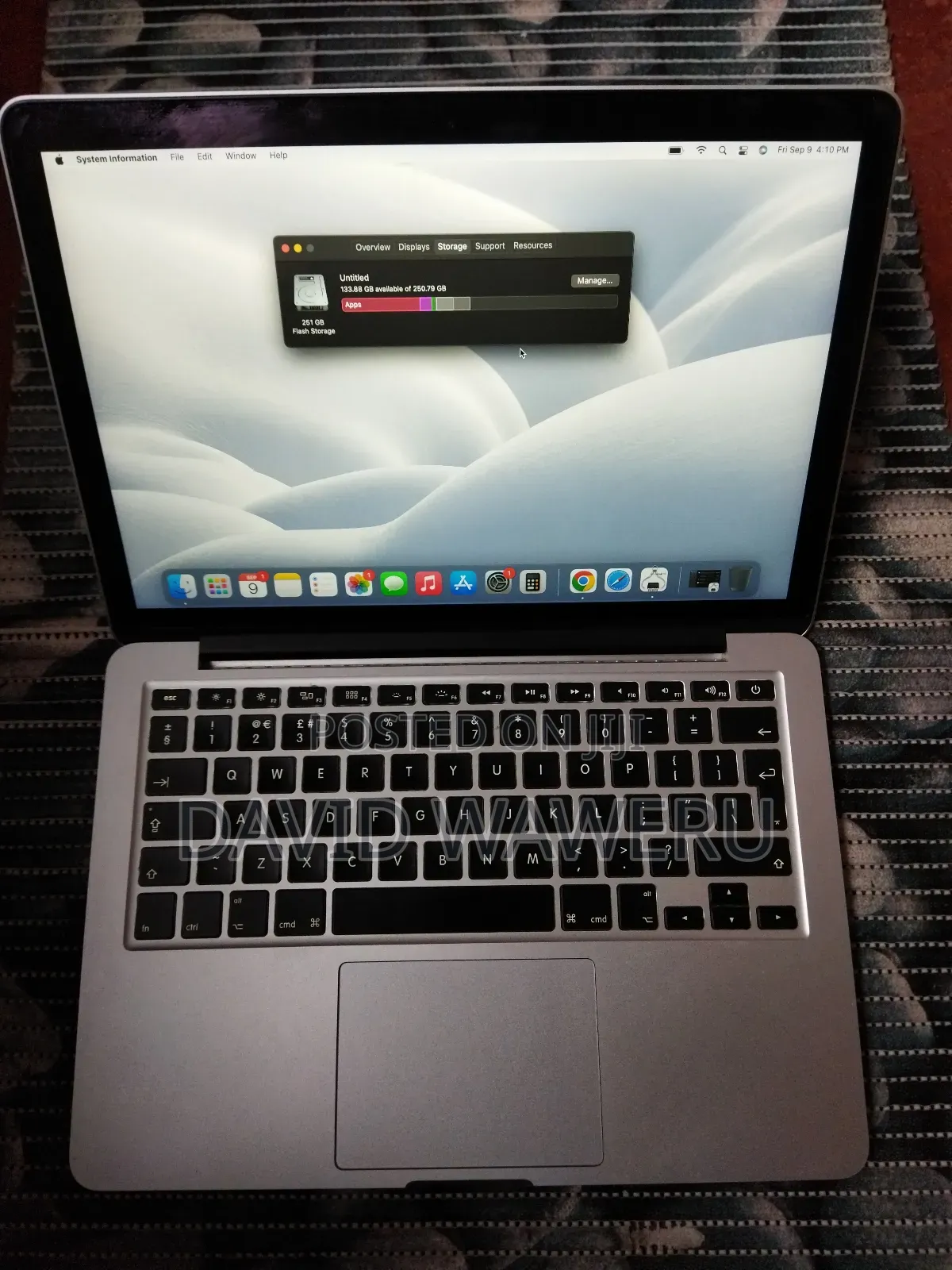 Laptop Apple MacBook Pro 2015 8GB SSD 256GB