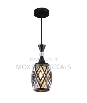 Nordic Style Black Spherical Pendant Tlight