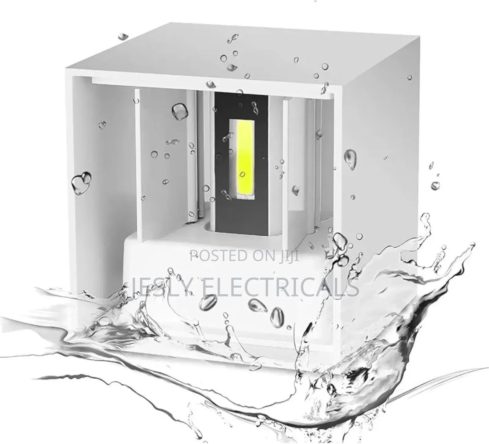 Led Wall Lamp, Cube With Adjustable Light Angle