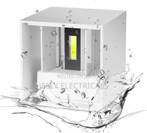Led Wall Lamp, Cube With Adjustable Light Angle