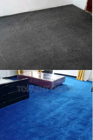 Floor to Floor Coziness Grey and Blue Usa 8mm Wall to Wall Carpets