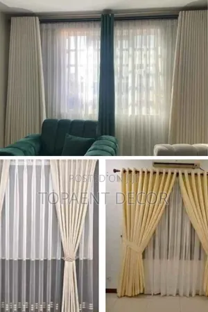 Soft Folds , Strong Impressions Window Colourful Curtains