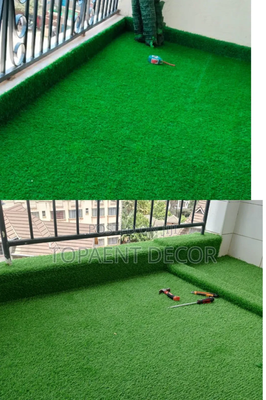 Low Maintenance High Style Balcony Artificial Grass Carpet
