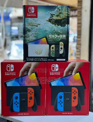 Oled /New Nintendo Switch Oled , Mate Black - thumbnail 2