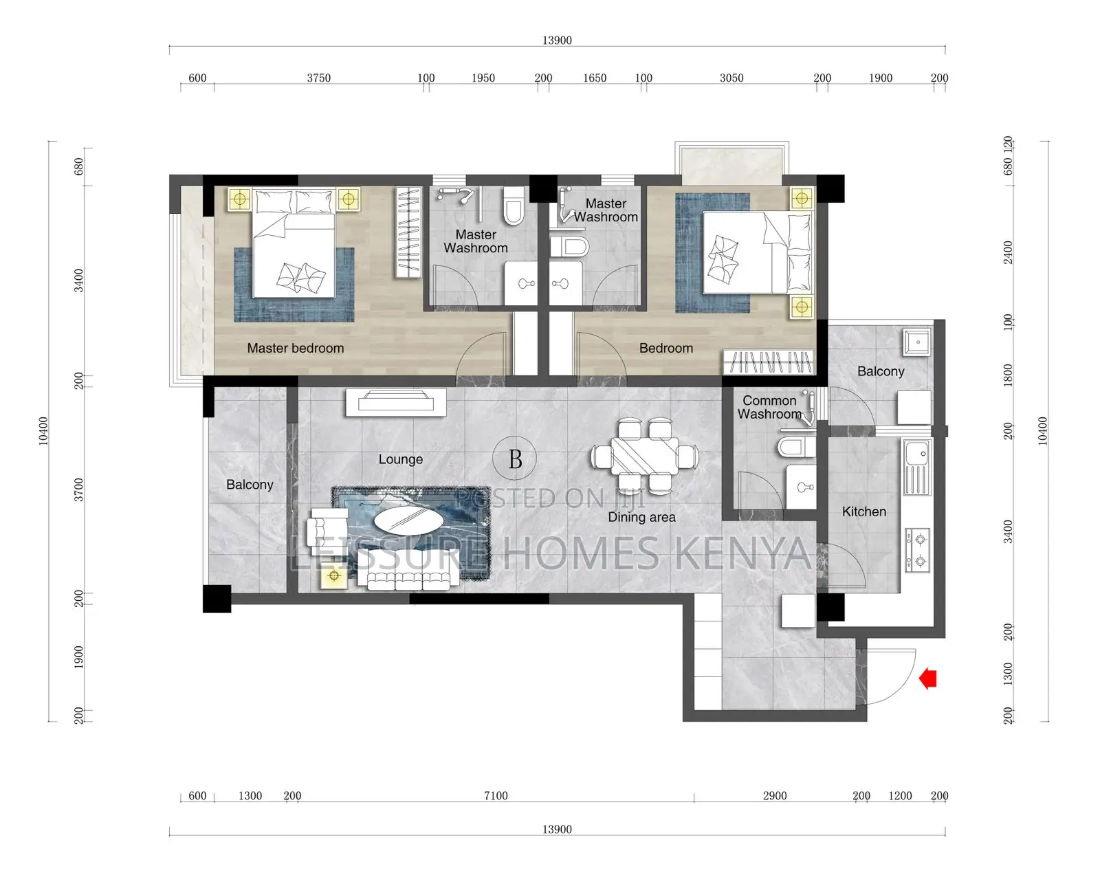3bdrm Apartment in Westlands for sale