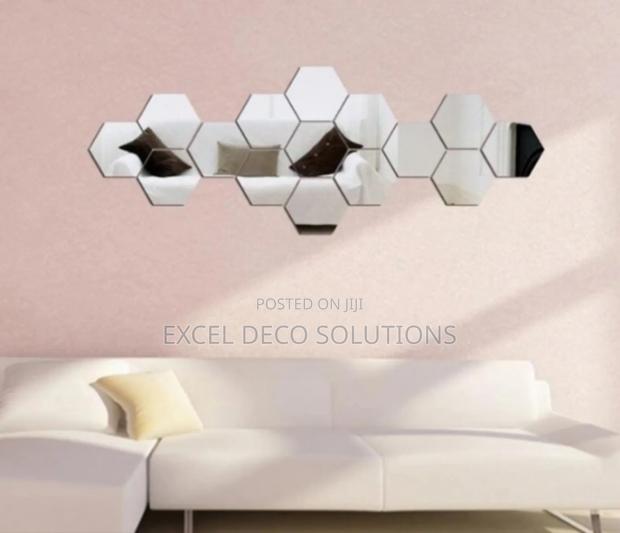 Hexagon Mirrors for Classy Home Decoration in Kenya