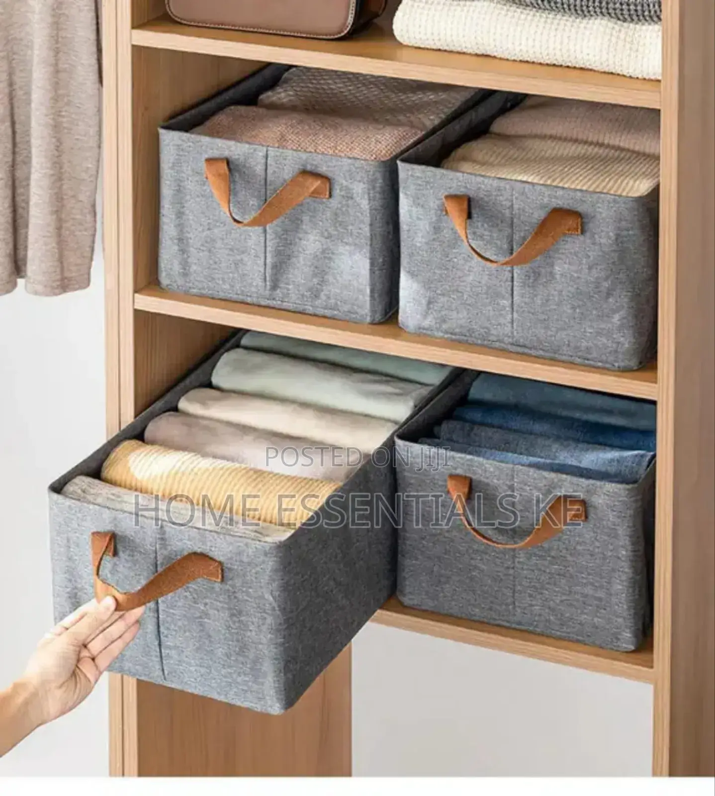 Foldable Closet Organizer With Coated Frame