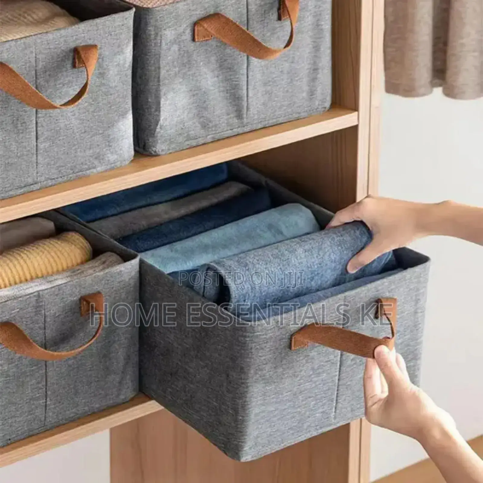Foldable Closet Organizer With Coated Frame