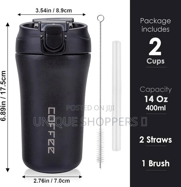 400ml 2 Outlet Coffee Thermocup - thumbnail 3