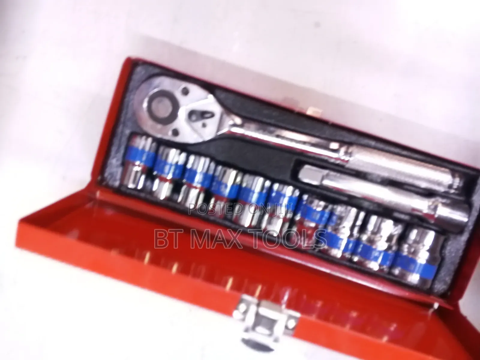 Chrome Socket Wrench Spanner Box
