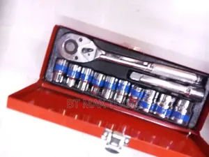 Chrome Socket Wrench Spanner Box