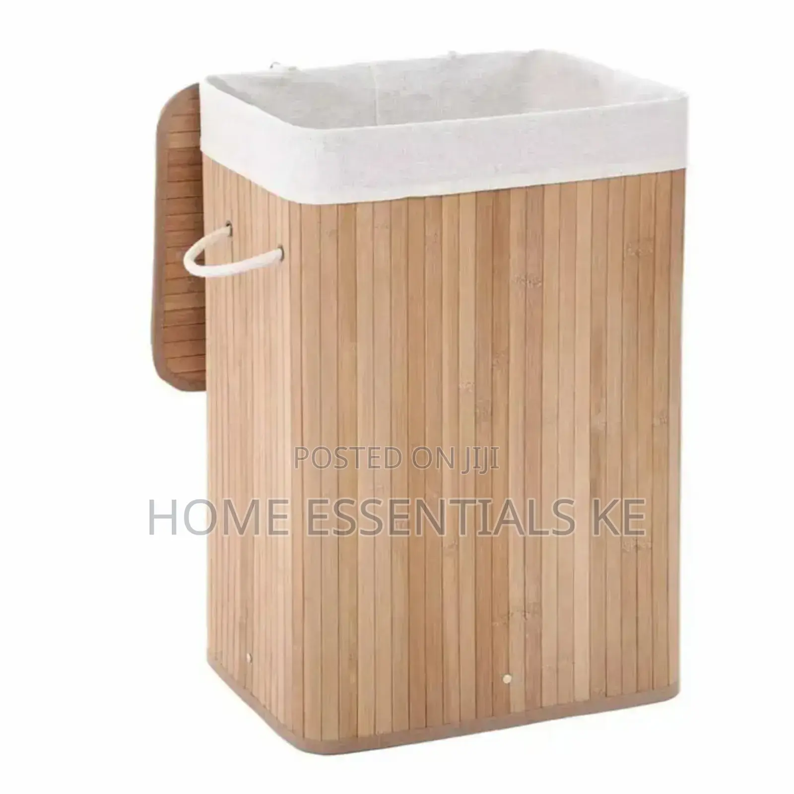 Foldable Bamboo Wooden Basket 50x30x40cm