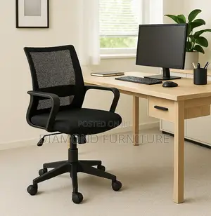 Office Furniture; Mesh Back Ergonomic Task Chair for Office Comfort