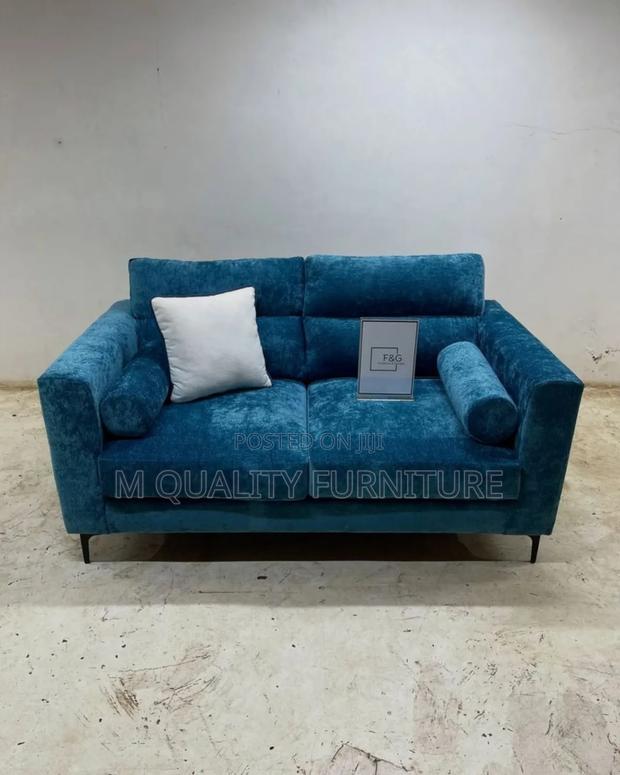 Blue 2 Seater Indoor Seat