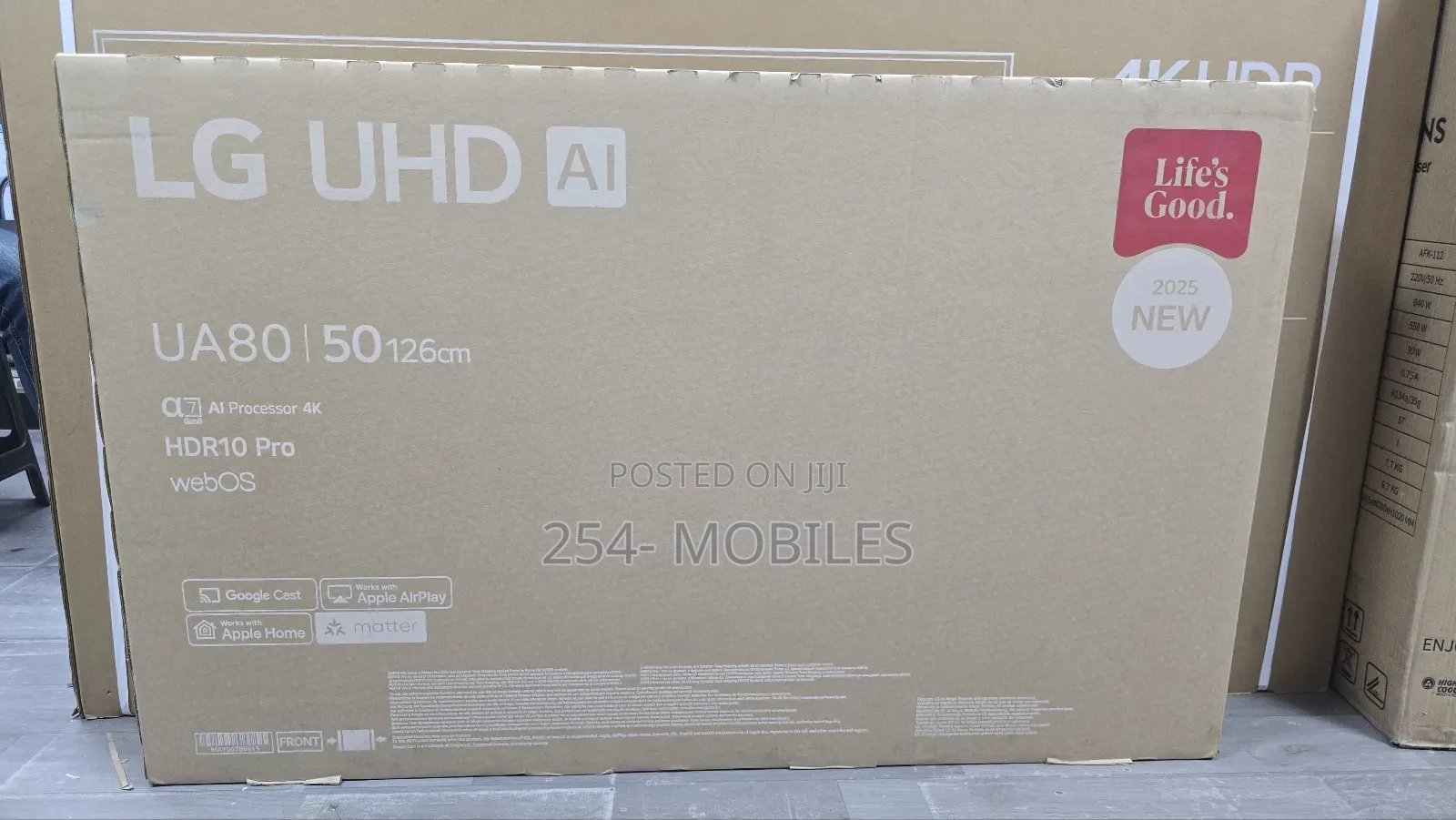 Lg 50 Inch Smart Tv 50ua80006lc – Uhd Ai Hdr10
