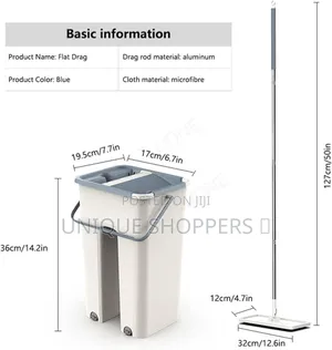 Magic Mop +Bucket With Extra Top Cloth