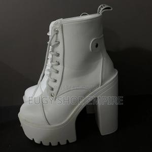 White Combat Boots - thumbnail 2