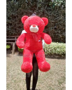 100 Cm Red Teddy Bear - thumbnail 2