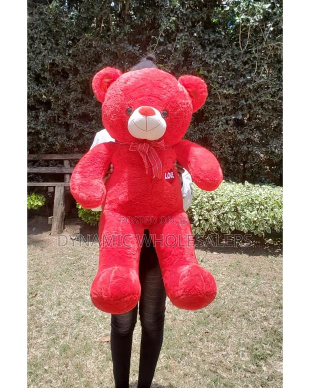 100 Cm Red Teddy Bear - main view
