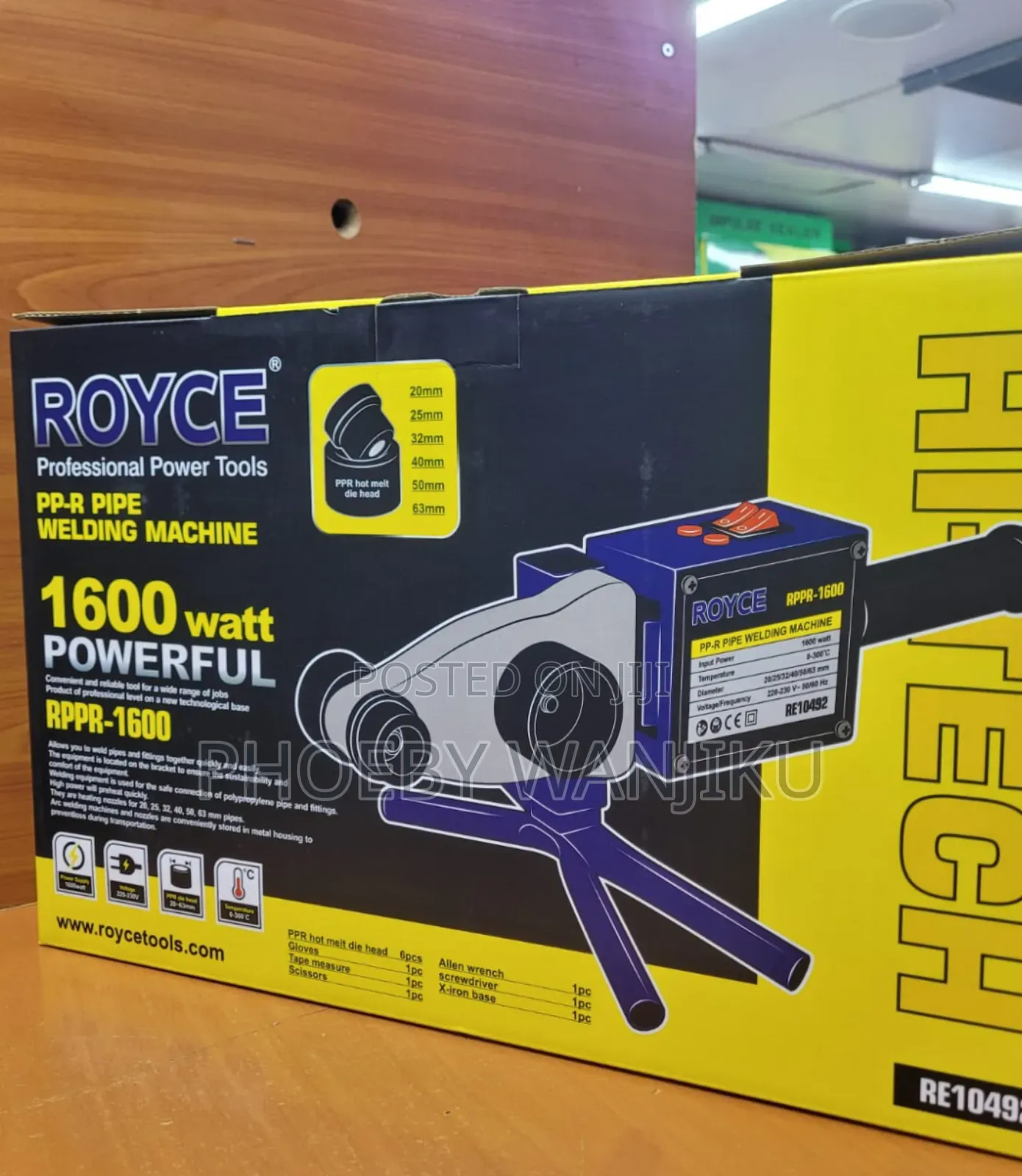PPR Welding Machine/ Royce Powerful PPR Machine 1600w