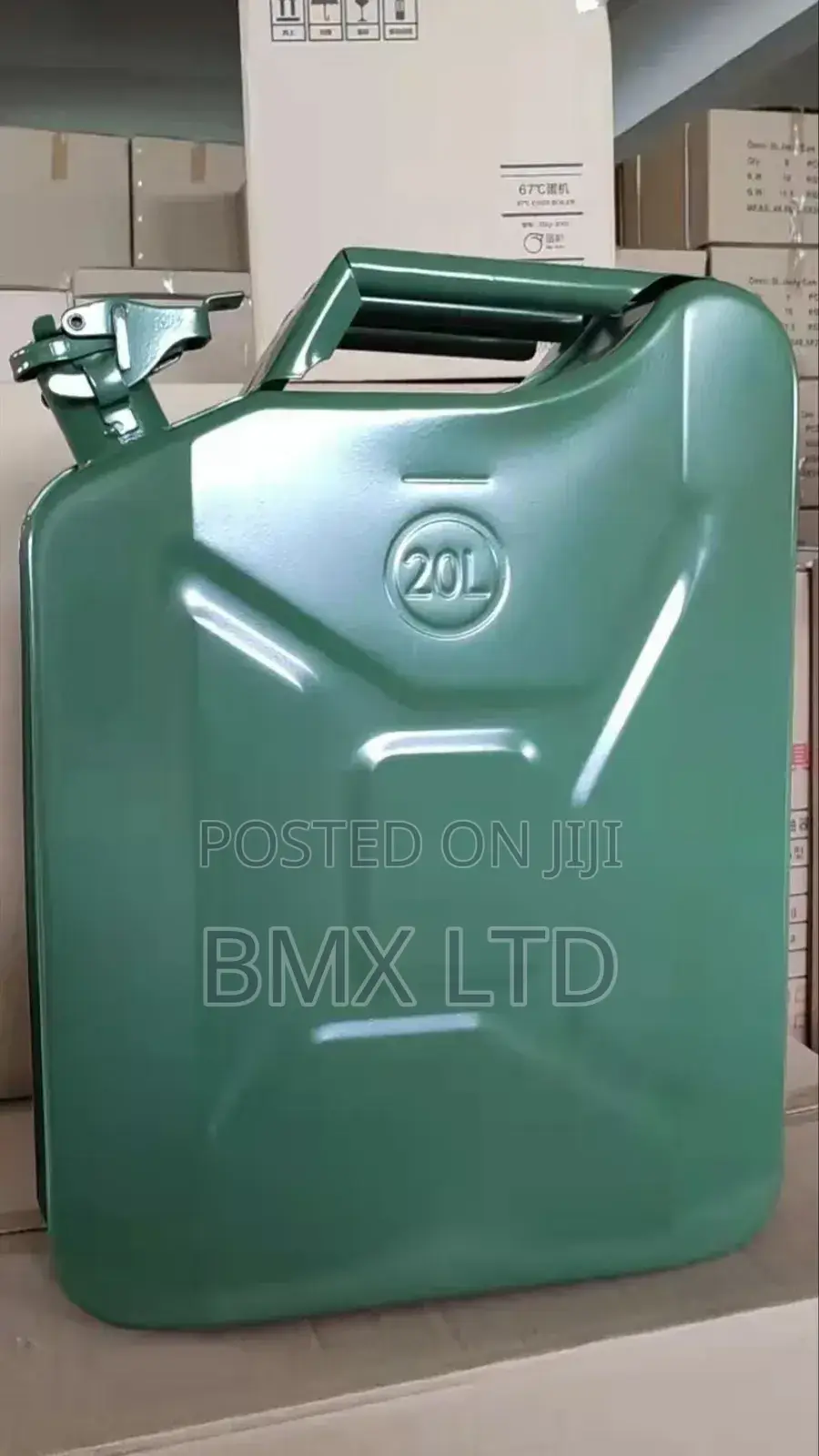 Rugged Steel Diesel Jerrycan 20l