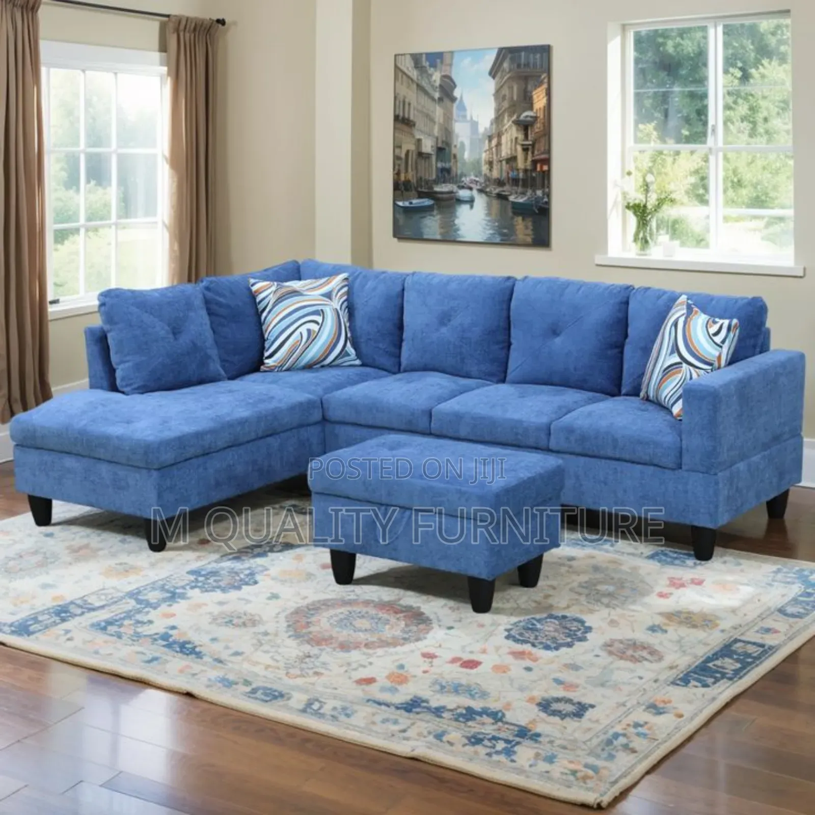 Blue Modern Couches