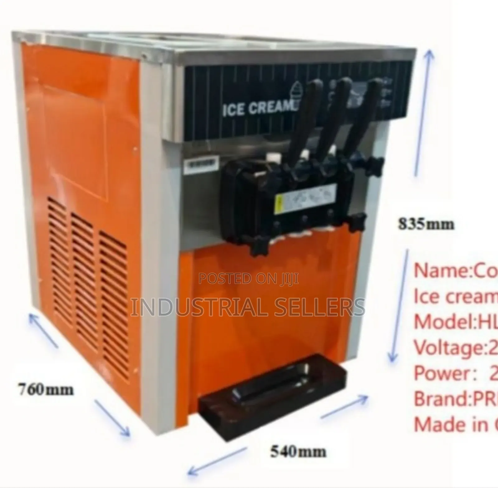 Restocked Ice Cream Machine