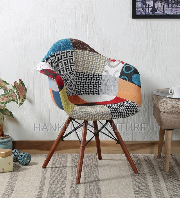 Upholstered Patchwork Eames Chair - main view