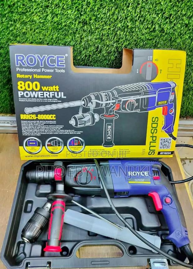 Powerful Royce Rotary Hammer/Royce Hammer Drill