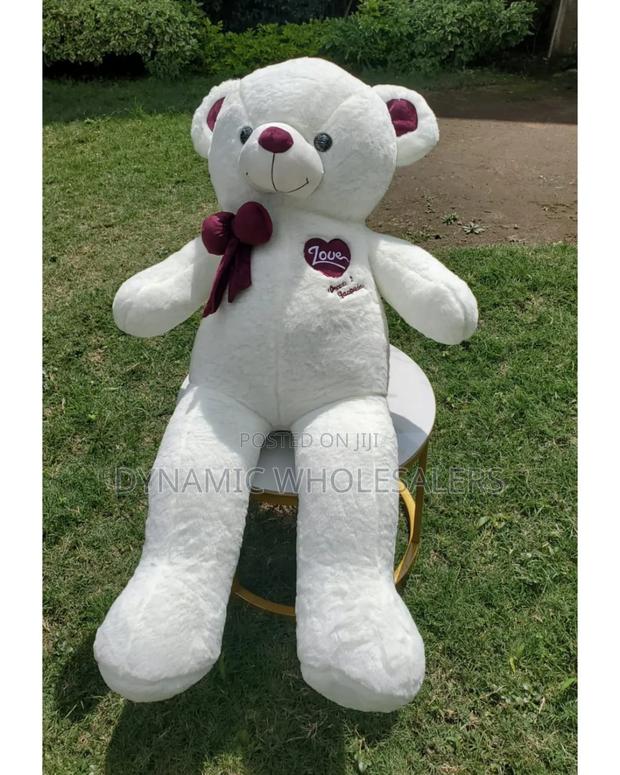 140cm Large White Teddy Bear. - main view