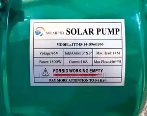 Dc Solar Surface Waterpump 1500watts 3inch 96v