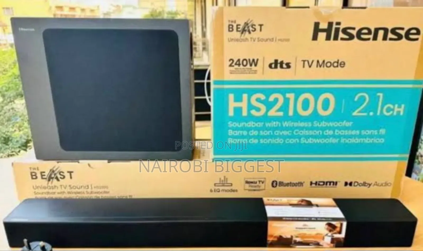 Hisense Hs2100 Quality Soundbar System
