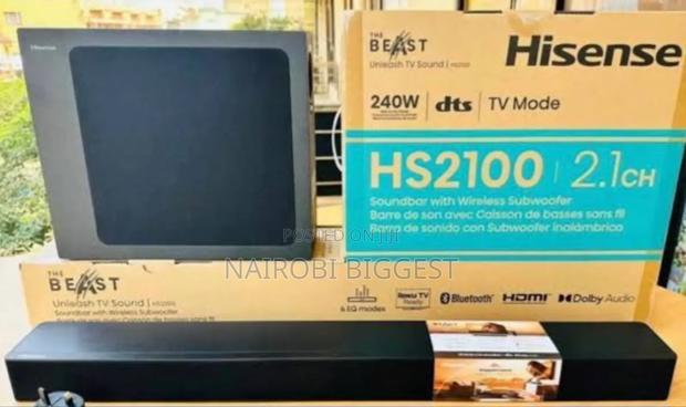 Hisense Hs2100 Quality Soundbar System - main view