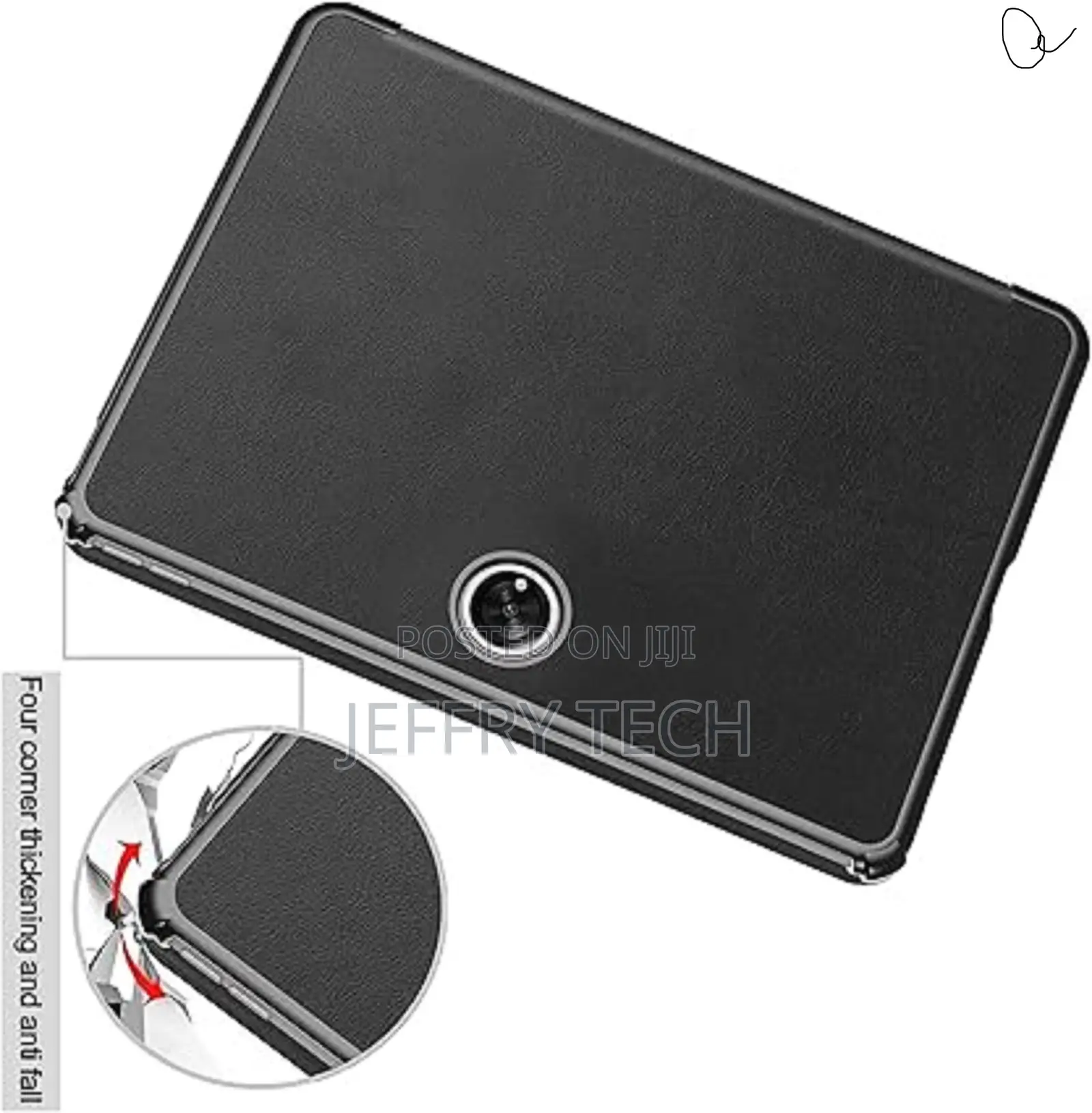 Aswqer Oneplus Pad Go 11.35 Inch Cover, Trifold Flip Case