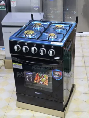 Ecomax Standing Cooker 4gas Burner With Gas Oven 50×50