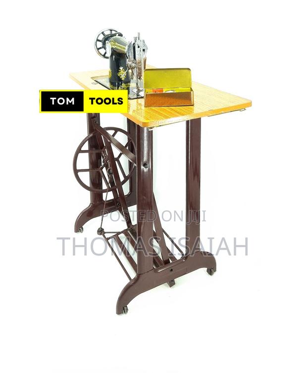 Complete Butterfly Sewing Machine With Machine Head, Stand, - thumbnail 2