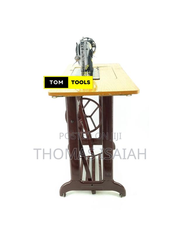 Complete Butterfly Sewing Machine With Machine Head, Stand, - thumbnail 3