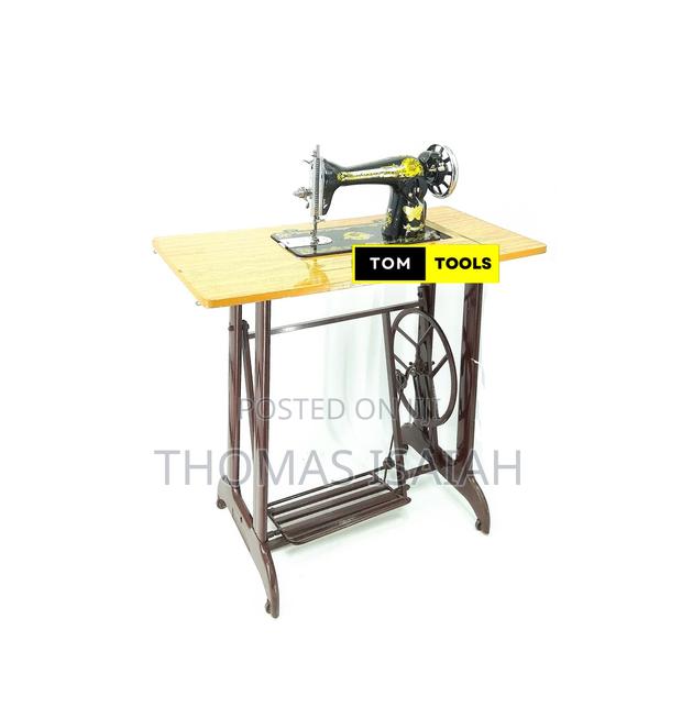 Complete Butterfly Sewing Machine With Machine Head, Stand, - thumbnail 4