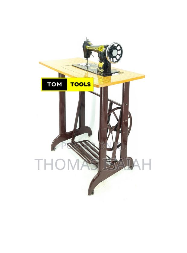 Complete Butterfly Sewing Machine With Machine Head, Stand, - thumbnail 6