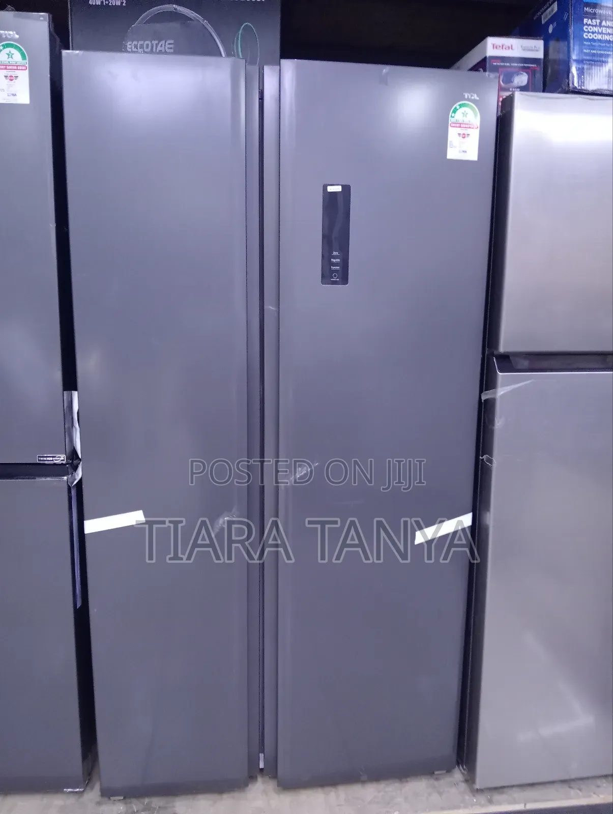 TCL Side by Side Fridge 430 Litres With Inverter Technology