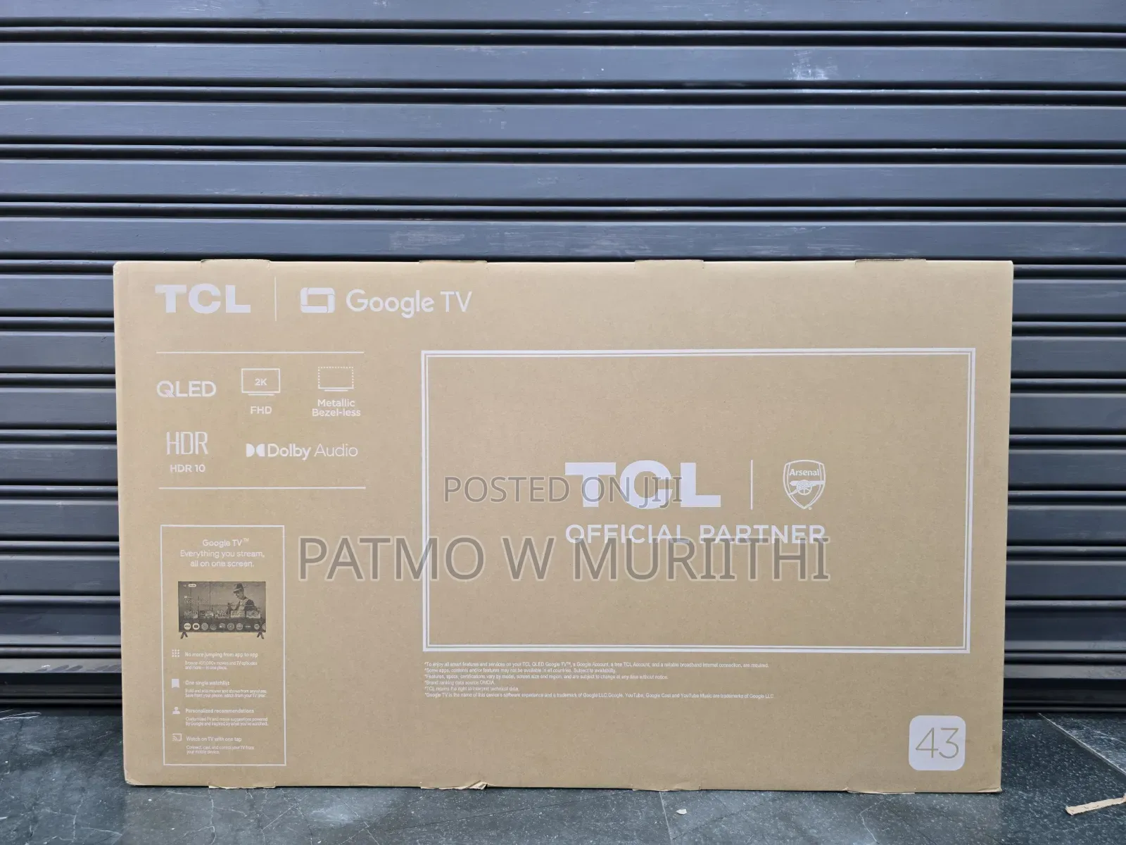 TCL 43inches Tv Qled Google Tv