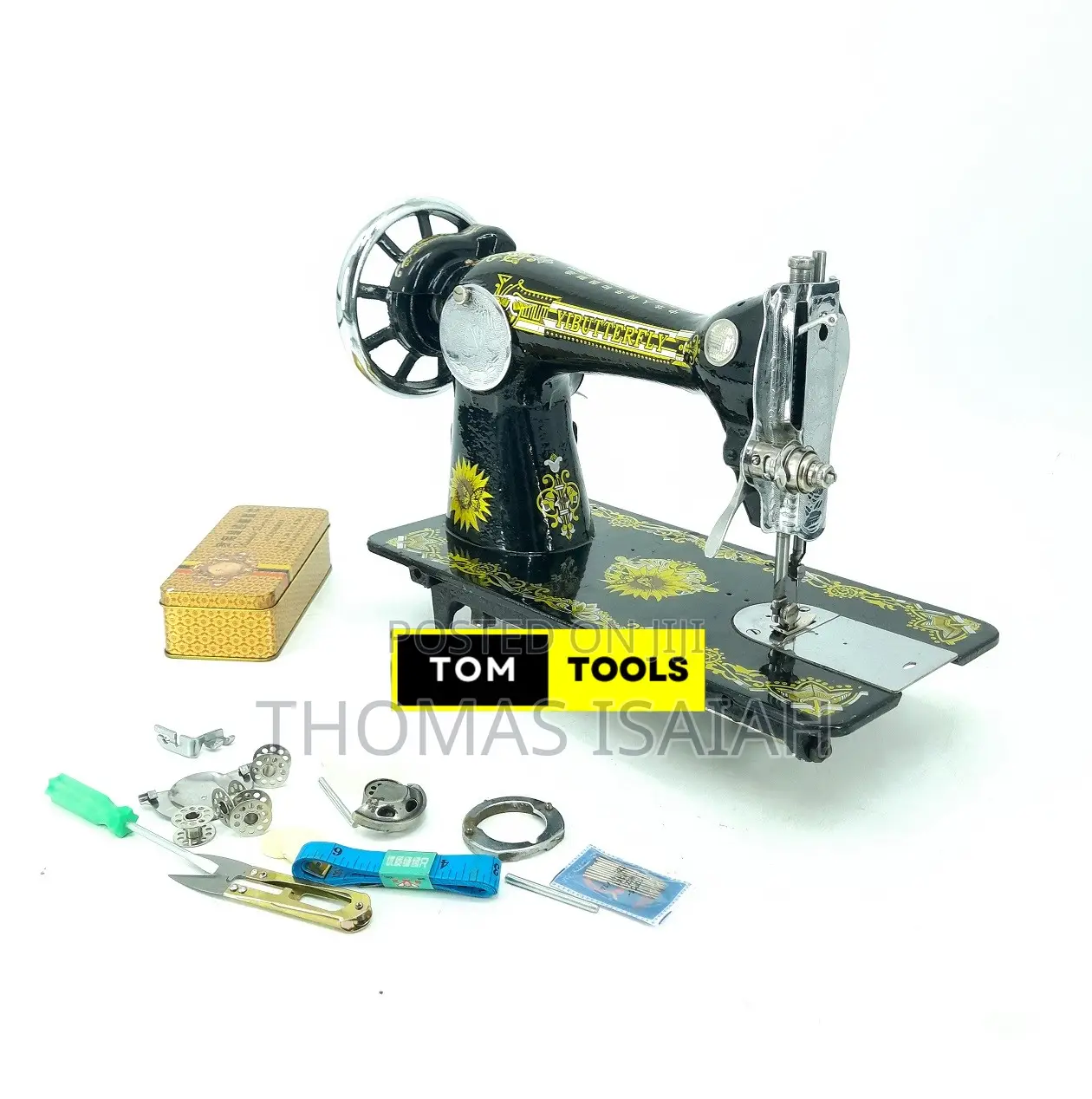 Butterfly Sewing Machine Head Premium Cast Iron Tailor Model